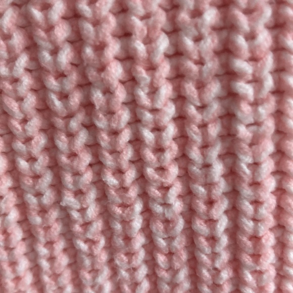 Club Monaco / Ralph Lauren Pink Salmon Crew Neck Sweater Knit Medium Like New - Picture 9 of 11